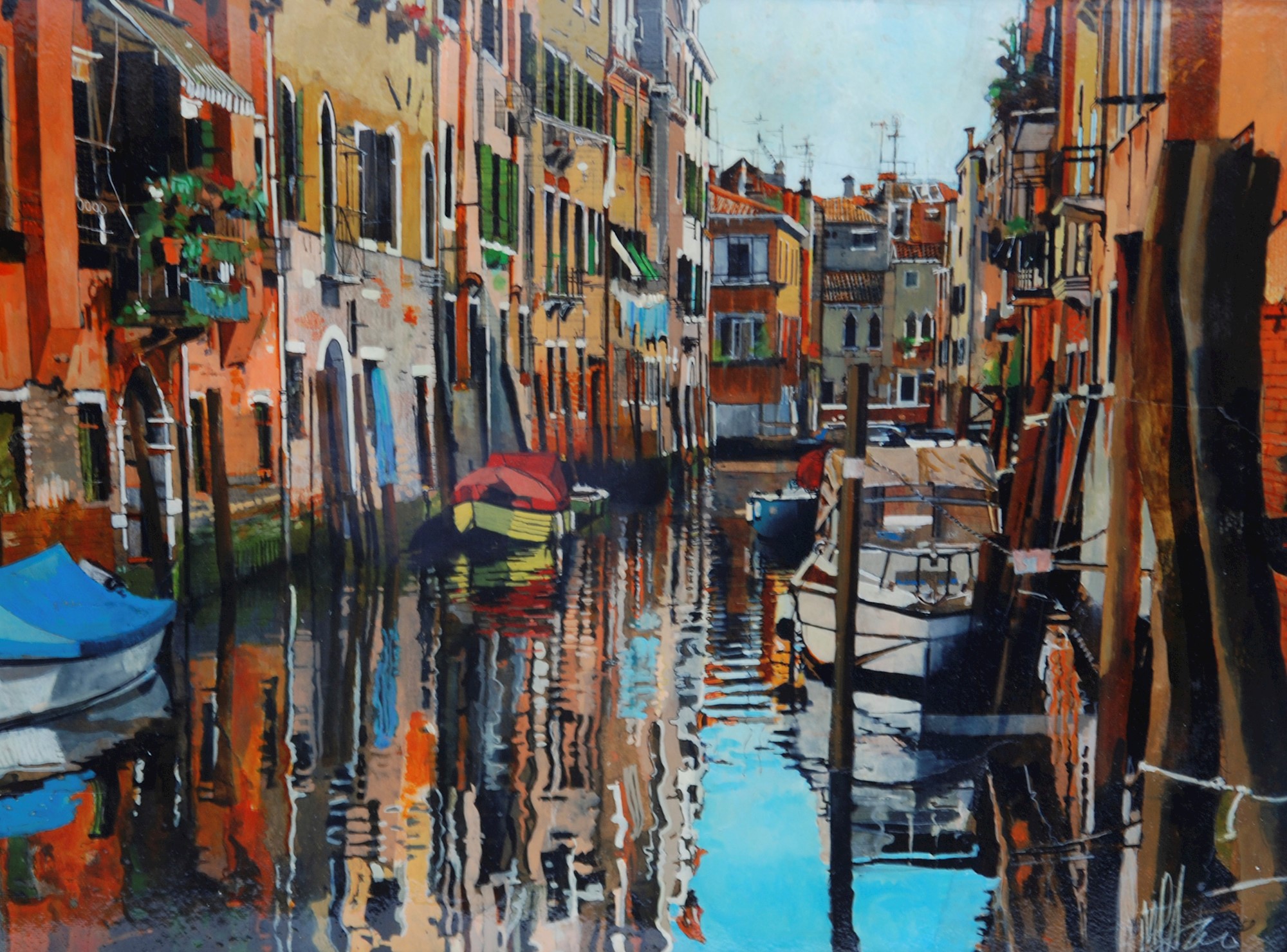 'Venice Canal' by artist Malcolm Cheape